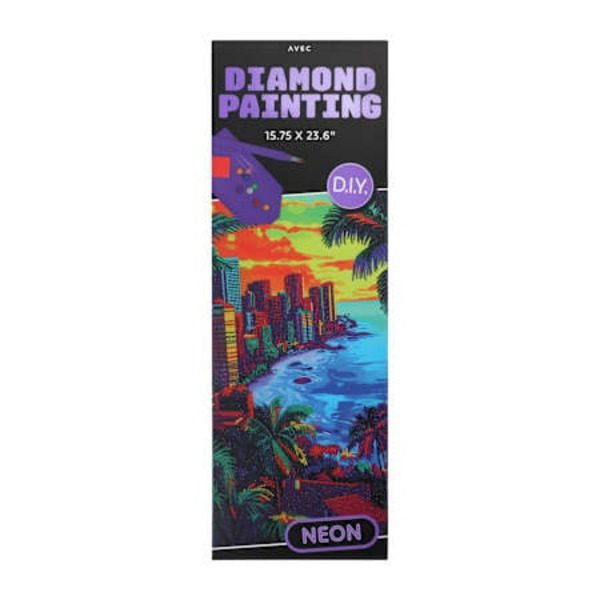 Avec DIY Neon Diamond Painting, 15.75 x 23.6 in