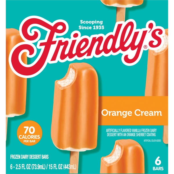Friendly's Orange Cream Bars Same-Day Delivery or Pickup | Tops