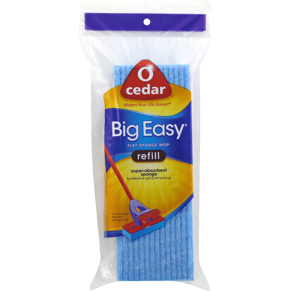 O Cedar Sponge Mop, Flat, Big Easy, Refill (1 each) Instacart