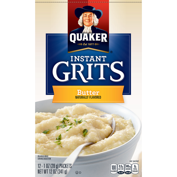 Quaker Grits, Instant, Butter