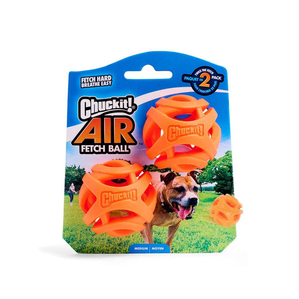 Chuckit! Breathe Right Fetch Ball Pet Toy - Medium