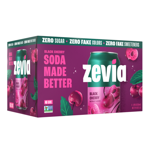 Zevia Zero Sugar Black Cherry Soda Same-Day Delivery or Pickup