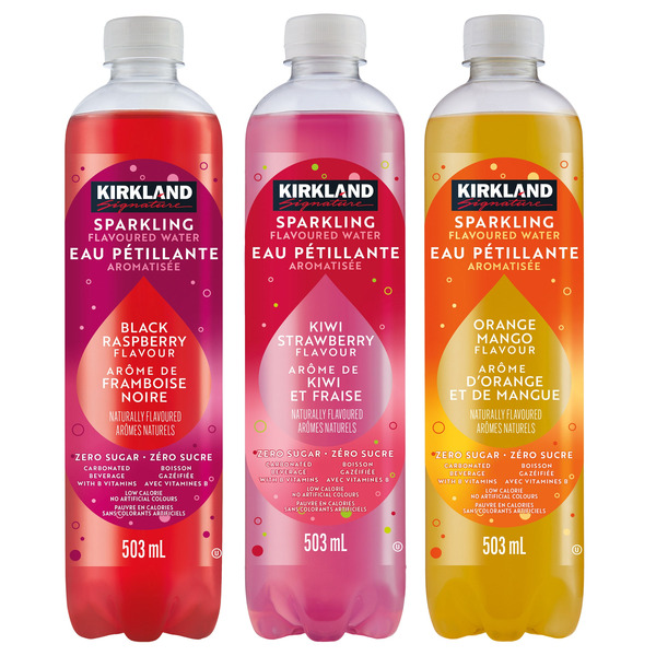 Kirkland Signature Sparkling Flavoured Water Variety Pack