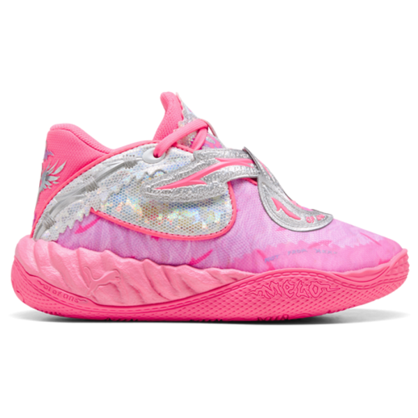 PUMA Little Kids' LaMelo Ball MB.05 Basketball Shoes, Size 3 - Sun Struck/Pure Magenta
