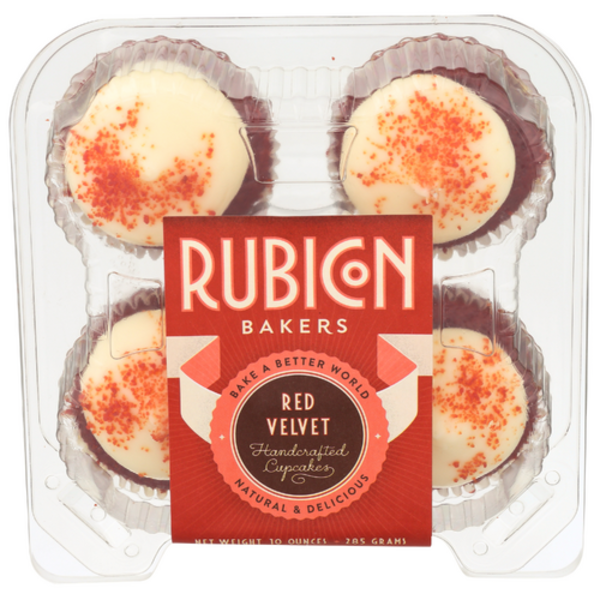 Rubicon Red Velvet Cupcakes 4 Pack Same-Day Delivery or Pickup