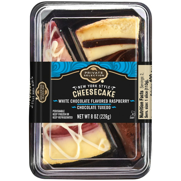 Kroger Private Selection New York Style Cheesecake, White Chocolate ...
