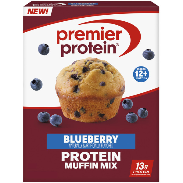 Premier Protein Blueberry Protein Muffin Mix, 14 Oz