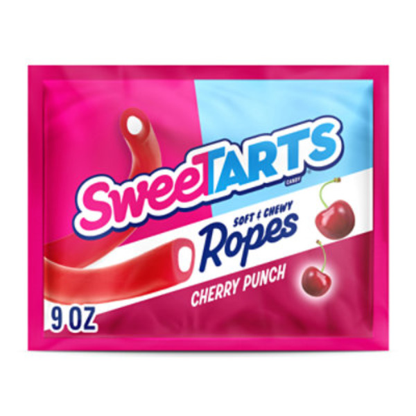 SweeTARTS Ropes Candy Cherry Punch Soft And Chewy