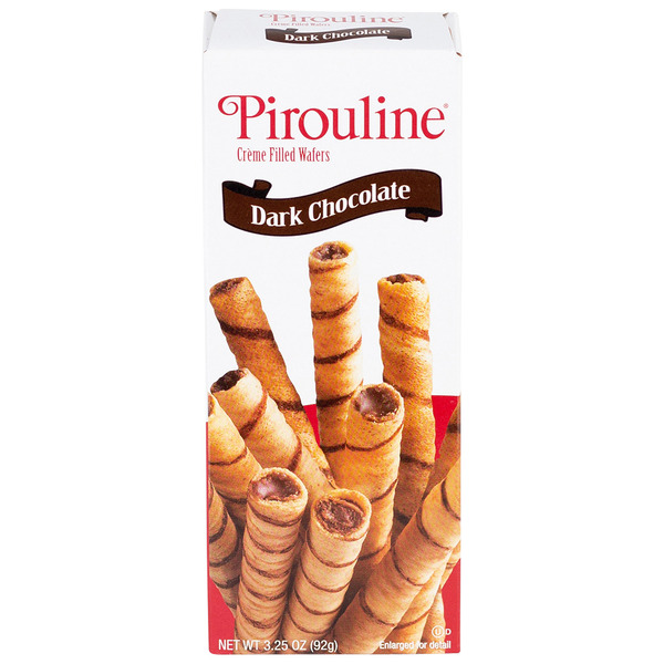 Pirouline Dark Chocolate Creme Filled Rolled Wafers