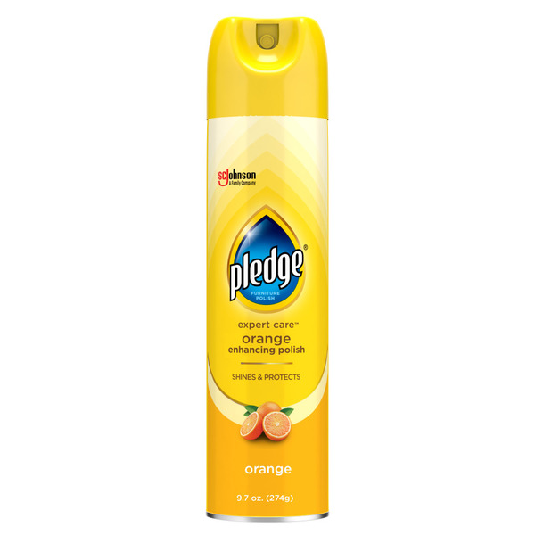 Pledge® Expert Care™ Wood Polish Shines and Protects Aerosol