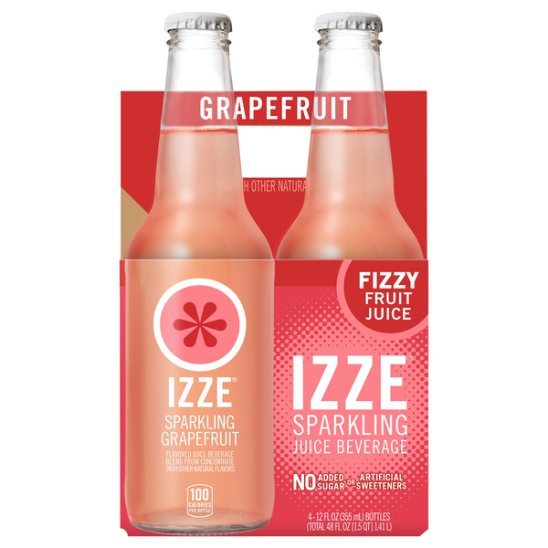 IZZE Juice Beverage, Grapefruit, Sparkling Same-Day Delivery or