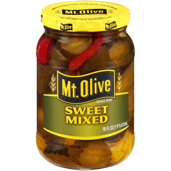 Mt. Olive Sweet Mixed Pickles (1 pt) Instacart