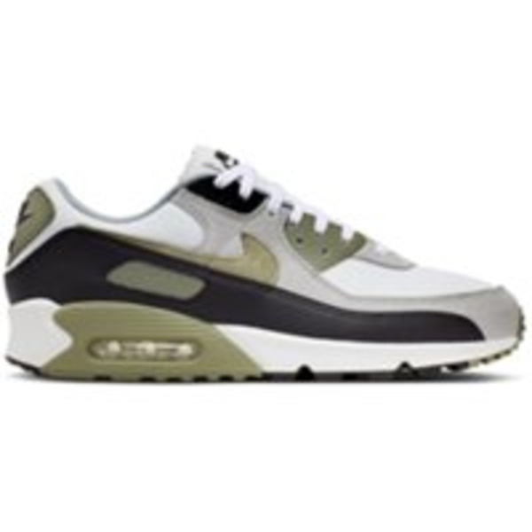Nike Men's Air Max 90 Shoes, Size 10.5, Medium/D - Summit White/Silver Sage/Light Pumice