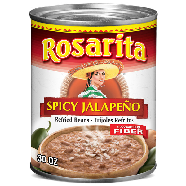 Rosarita Spicy Jalapeno Refried Beans Same-Day Delivery or Pickup