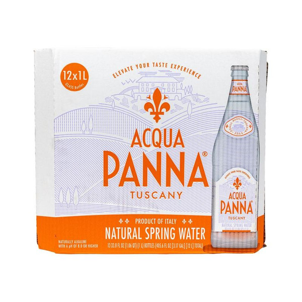 Acqua Panna Water - 12/1L glass bottles