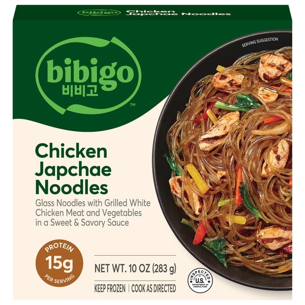 Bibigo Frozen Chicken & Vegetable Japchae Noodles Same-Day