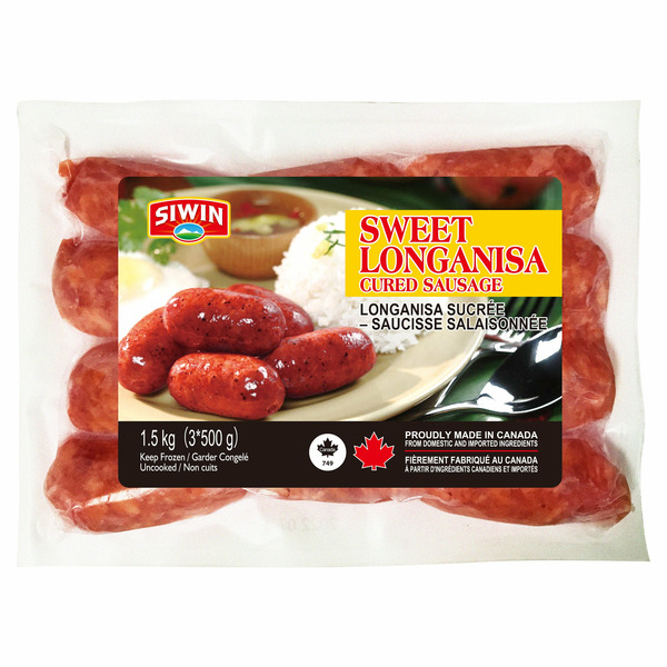 Siwin Potstickers Sweet Longanisa Cured Sausage
