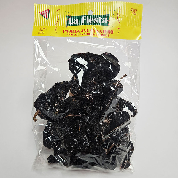 La Fiesta Pasilla Ancho Entero Chile Pods