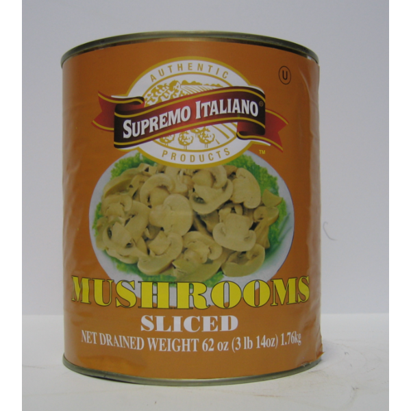 Supremo Italiano - Sliced Mushrooms - #10 cans