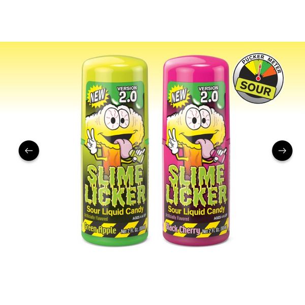 Slime Licker - Green Apple & Black Cherry - 2oz/12ct