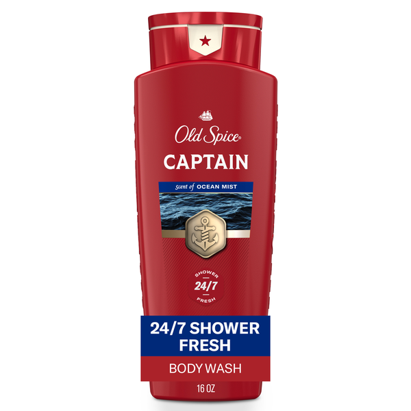 Old Spice Red Collection Captain Scent Body Wash for Men Same-Day