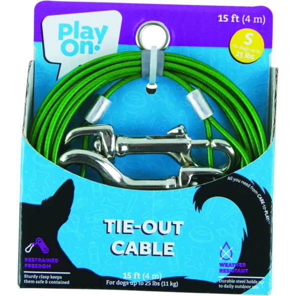 Play On Dog Tie-Out, Small