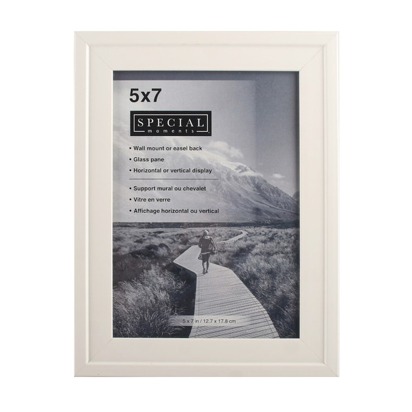 5x7 White Frame Convex Basic Same-Day Delivery | Dollar Tree