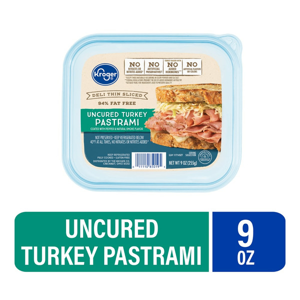 Kroger Kroger Turkey Pastrami Lunchmeat Tub SameDay Delivery or Pickup