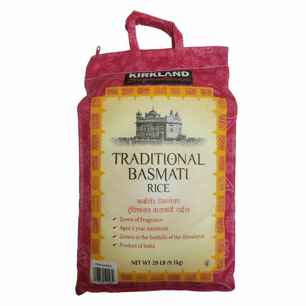 Kirkland Signature Basmati Rice, 20 lb (20 lb) Delivery or Pickup Near Me Instacart