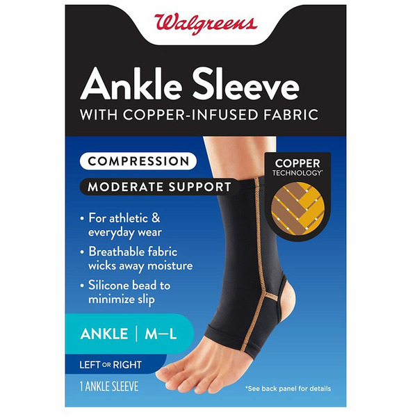 Walgreens Walgreens Medium Large Compression Ankle Sleeve SameDay