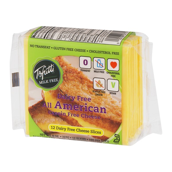 Tofutti Dairy Free All American Cheese Slices 12 CT (8 oz) from