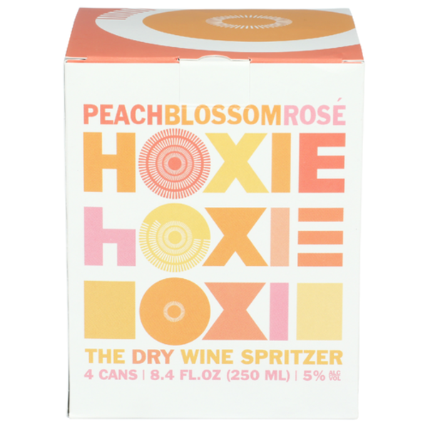 Hoxie Spritzer Peach Blossom Rose 4 Pack Cans