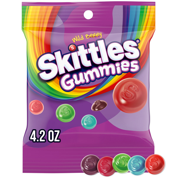 Skittles Gummies Wild Berry Fruit Gummy Candy