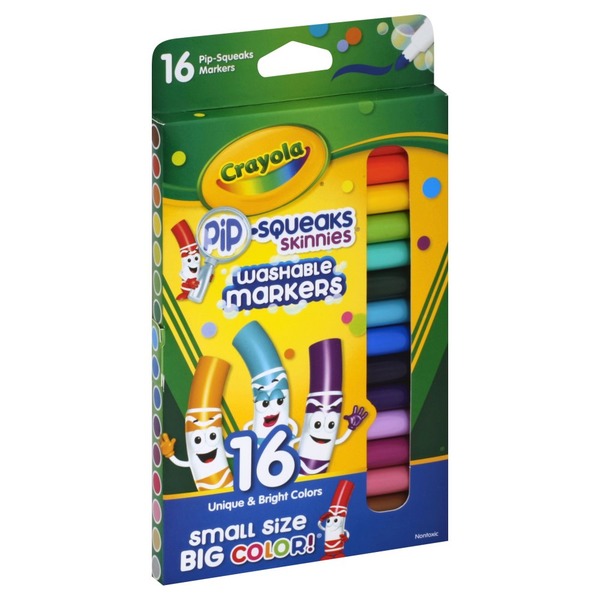 Crayola Markers, Washable, 16 Unique & Bright Colors (16 each) from Staples Instacart