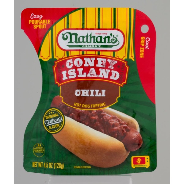 Nathan's Famous Coney Island Chili Hot Dog Topping from Kroger Instacart