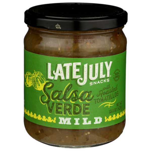 Late July Organic Salsa Verde Mild Salsa Same-Day Delivery or