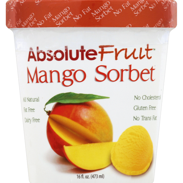Absolute Fruit Sorbet, Mango Same-Day Delivery or Pickup | Village Market