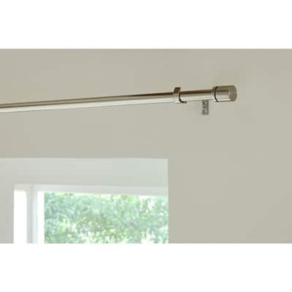 Enlarge Alternative view of Home Decorators Collection Brushed Nickel Steel Single 5 In. Projection Curtain Rod Bracket (set Of 2) (opens in a new tab)