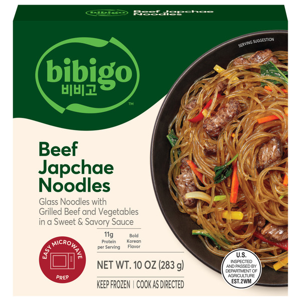 Bibigo Frozen Beef & Vegetable Japchae Noodles Same-Day Delivery Bibigo Frozen Beef & Vegetable Japchae Noodles Same-Day Delivery