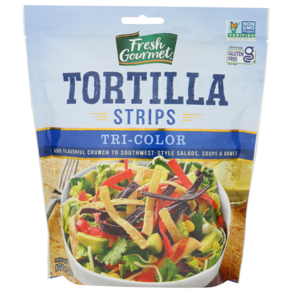 Fresh Gourmet Tri Color Tortilla Strips