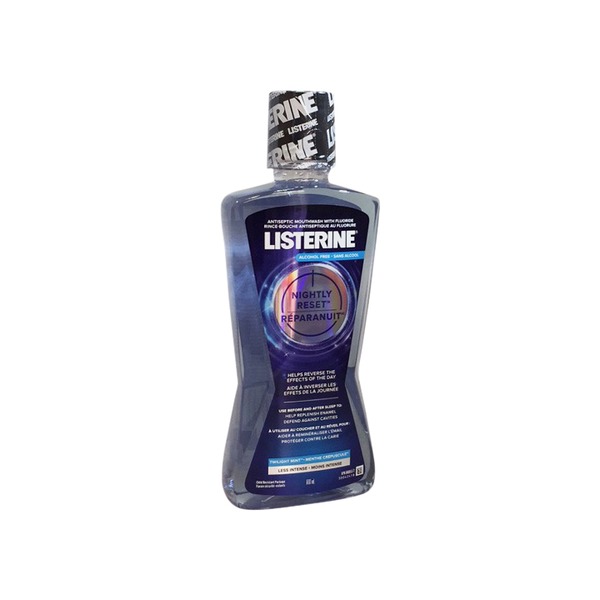 Listerine Nightly Reset Anticavity Fluoride AlcoholFree Mouthwash