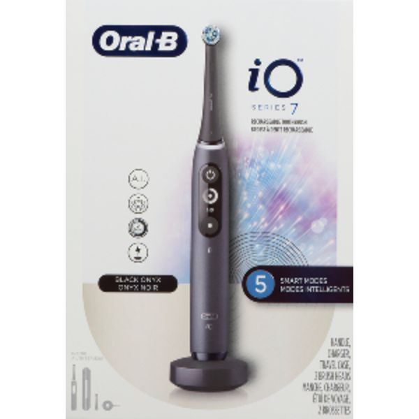 Oral-B iO7 Electric Toothbrush, Black Onyx Same-Day Delivery | Rexall