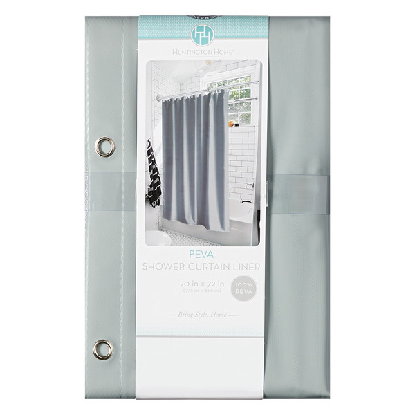 ALDI Huntington Home Shower Curtain Liner Gray SameDay Delivery or