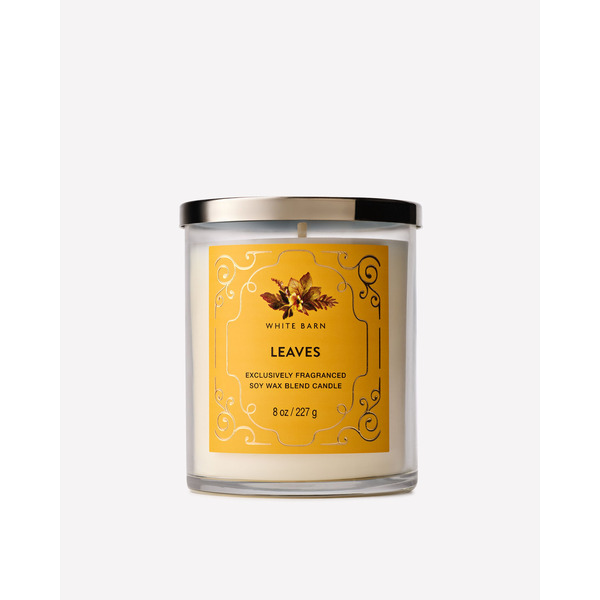 Leaves Single Wick Candle