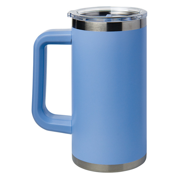 Adventuridge 20 oz Insulated Tumbler, Light Blue/White Same-Day