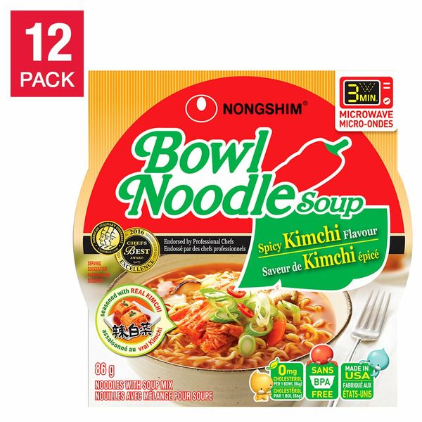 Nongshim Spicy Kimchi Bowl Noodle Soup