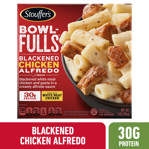 Stouffer's Bowl-Fulls Blackened Chicken Alfredo Bowl