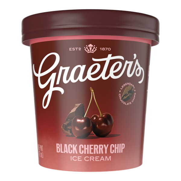 Graeter's Ice Cream Black Cherry Chip Same-Day Delivery or Pickup