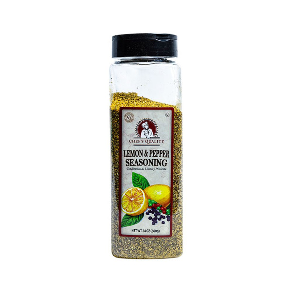 Chef's Quality - Lemon Pepper Seasoning - 1.5 lb Jar