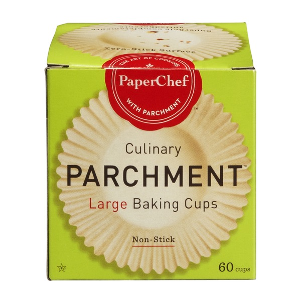 PaperChef Parchment Large Baking Cups 60 CT from HEB Instacart